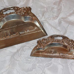 VINTAGE CHICAGO WORLD’S FAIR CRUMB TRAY SET